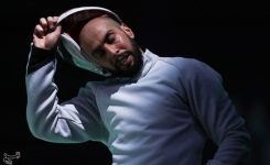 محمد اسماعیلی کاپیتان نیم ملی شمشیربازی